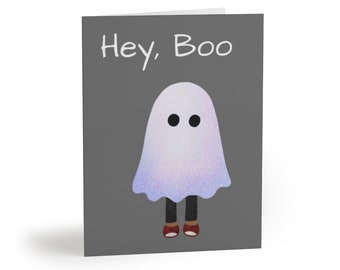 Hey boo Halloween Greeting cards (8, 16, and 24 packs)