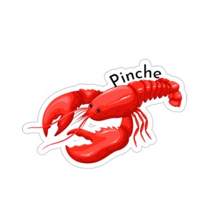 Lobster Die-Cut Stickers in multiple sizes