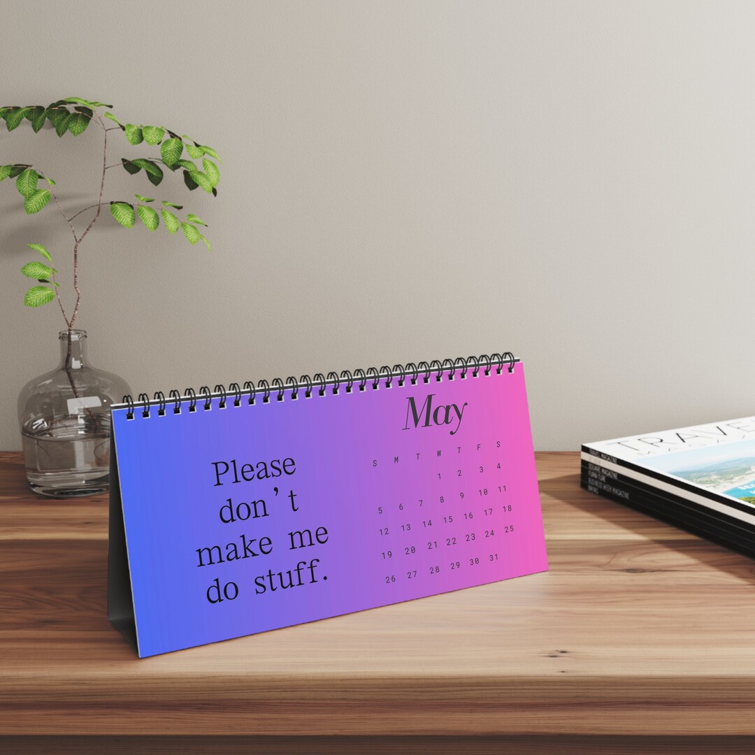 2024 SFW Sarcasm Desk Calendar Etsy