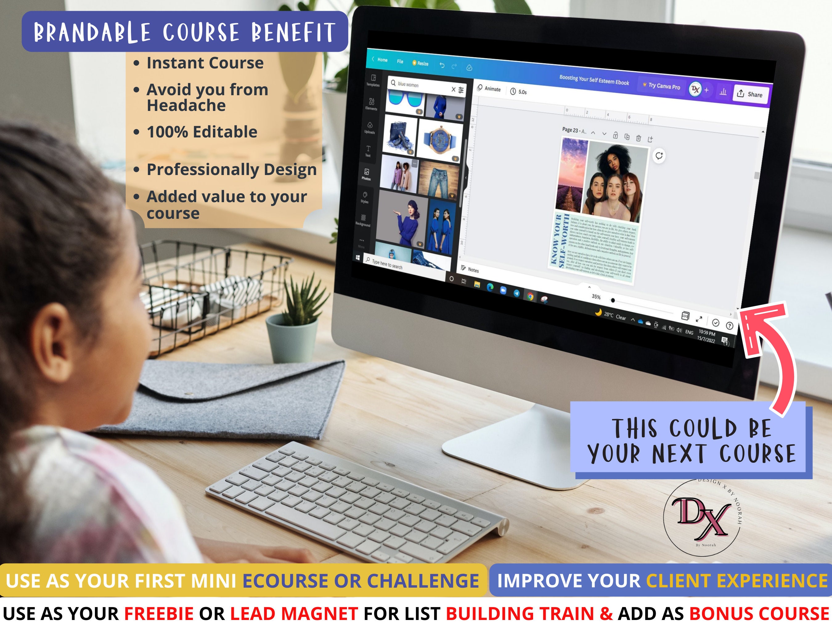 Done for You Self Esteem Brandable Workbook |self Confidence Worksheet ...