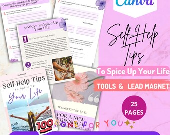 Self Care Coach Workbook, Life Coaching Tools, Done for you, Lead Magnet Coaching Workbook Template, Brandable coaching resources