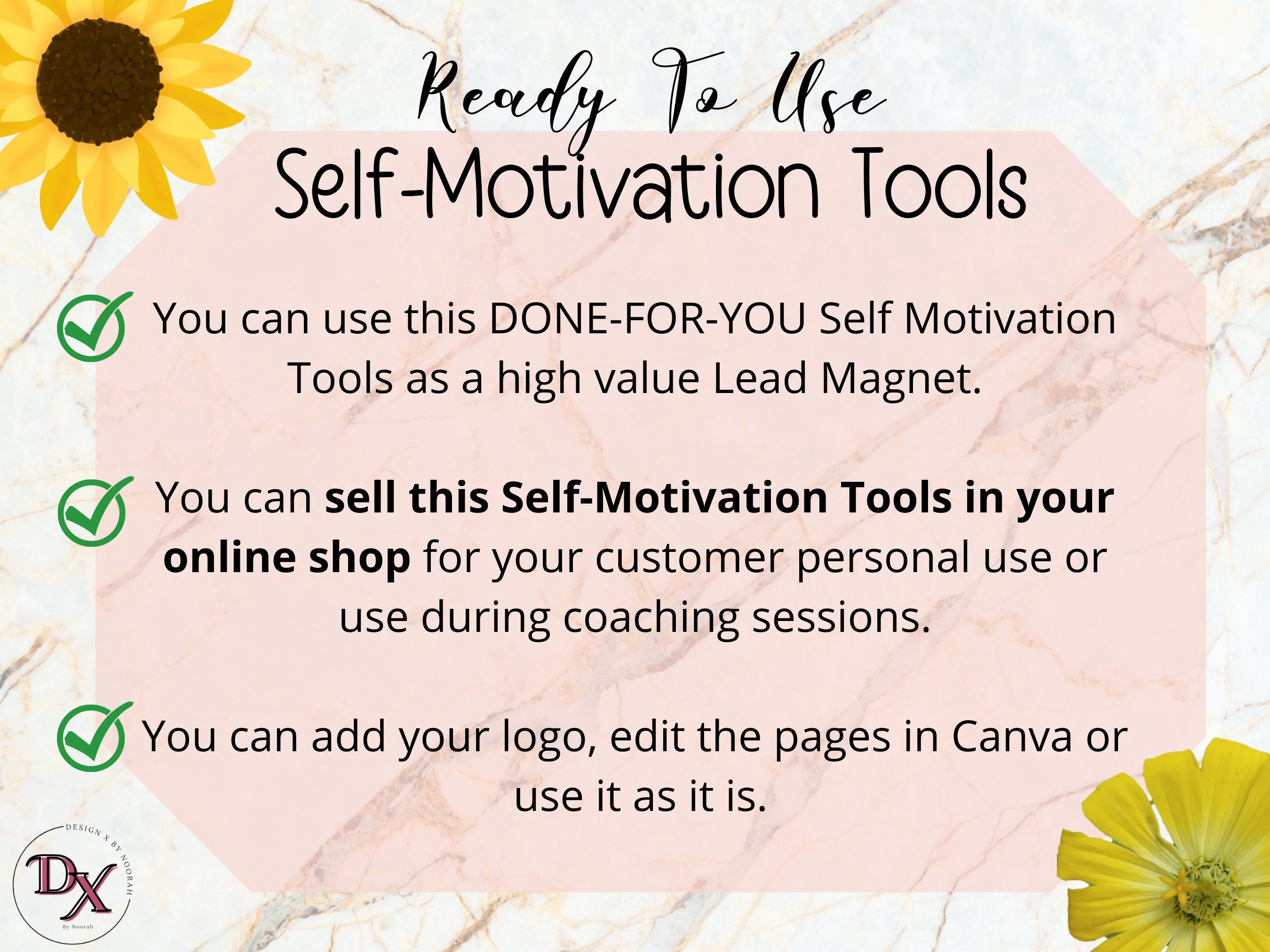 Done for You Self-motivation Lead Magnet Kit, Canva Template, Opt-in ...
