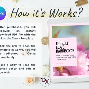 Self Love Workbook Canva Template Brandable Ecourse - Etsy