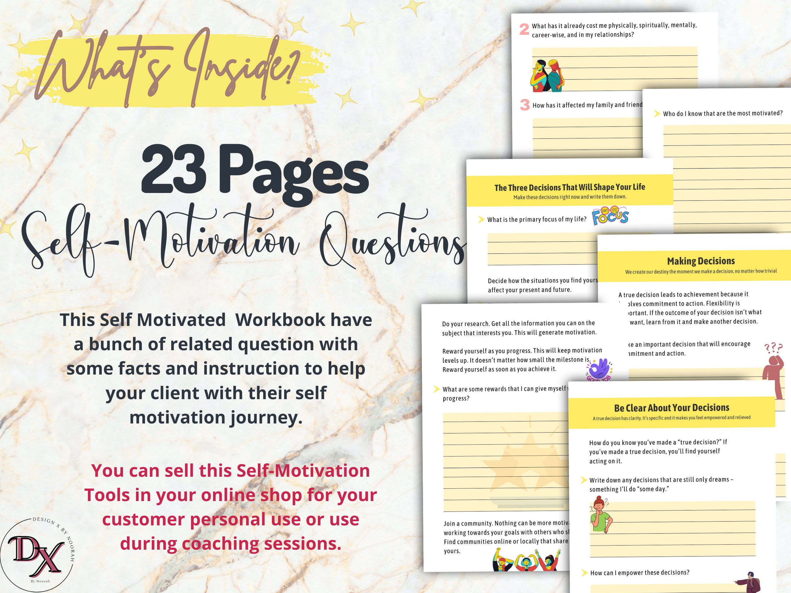Done for You Self-motivation Lead Magnet Kit, Canva Template, Opt-in ...