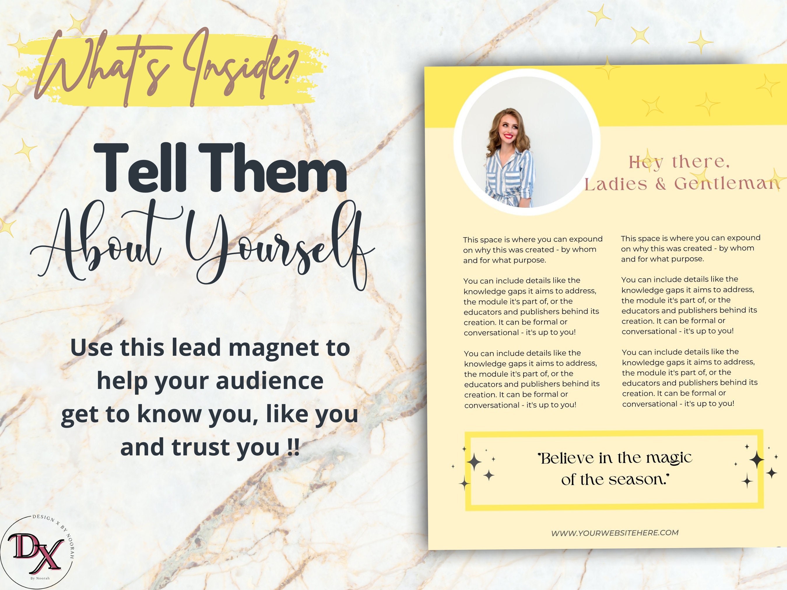 Done for You Self-motivation Lead Magnet Kit, Canva Template, Opt-in ...