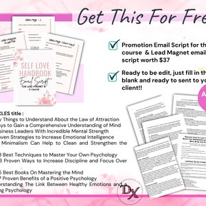 Self Love Workbook Canva Template Brandable Ecourse - Etsy