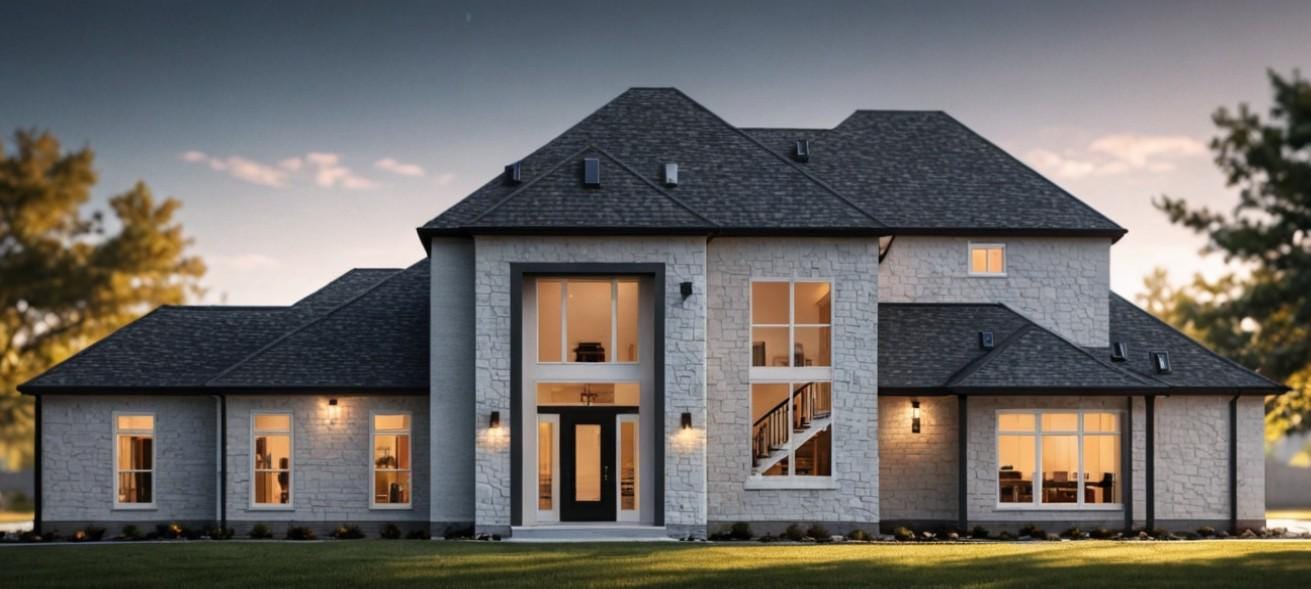 The Tuck House Plan 2-Story Family Home Blueprint