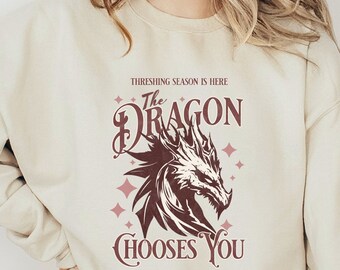 Dragon War College Sweatshirt mit Rundhalsausschnitt - Booktok Leser Geschenk