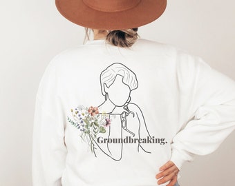 Moletom O Diabo Veste Prada: Miranda Priestly Floral Crewneck