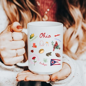 Ohio State Pride Ceramic Mug: Buckeye Gift