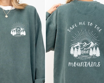 Bluza Mountain Art Comfort Colors: prezent na piesze wędrówki