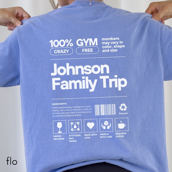 Vacaciones Familiares Playeras Personalizadas Familia Camiseta De