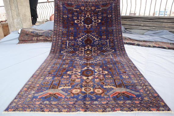 ヴィンテージオリエンタルデコ 希少なハンドメイドヴィンテージオリエンタルエリアラグ 花柄 ホーム