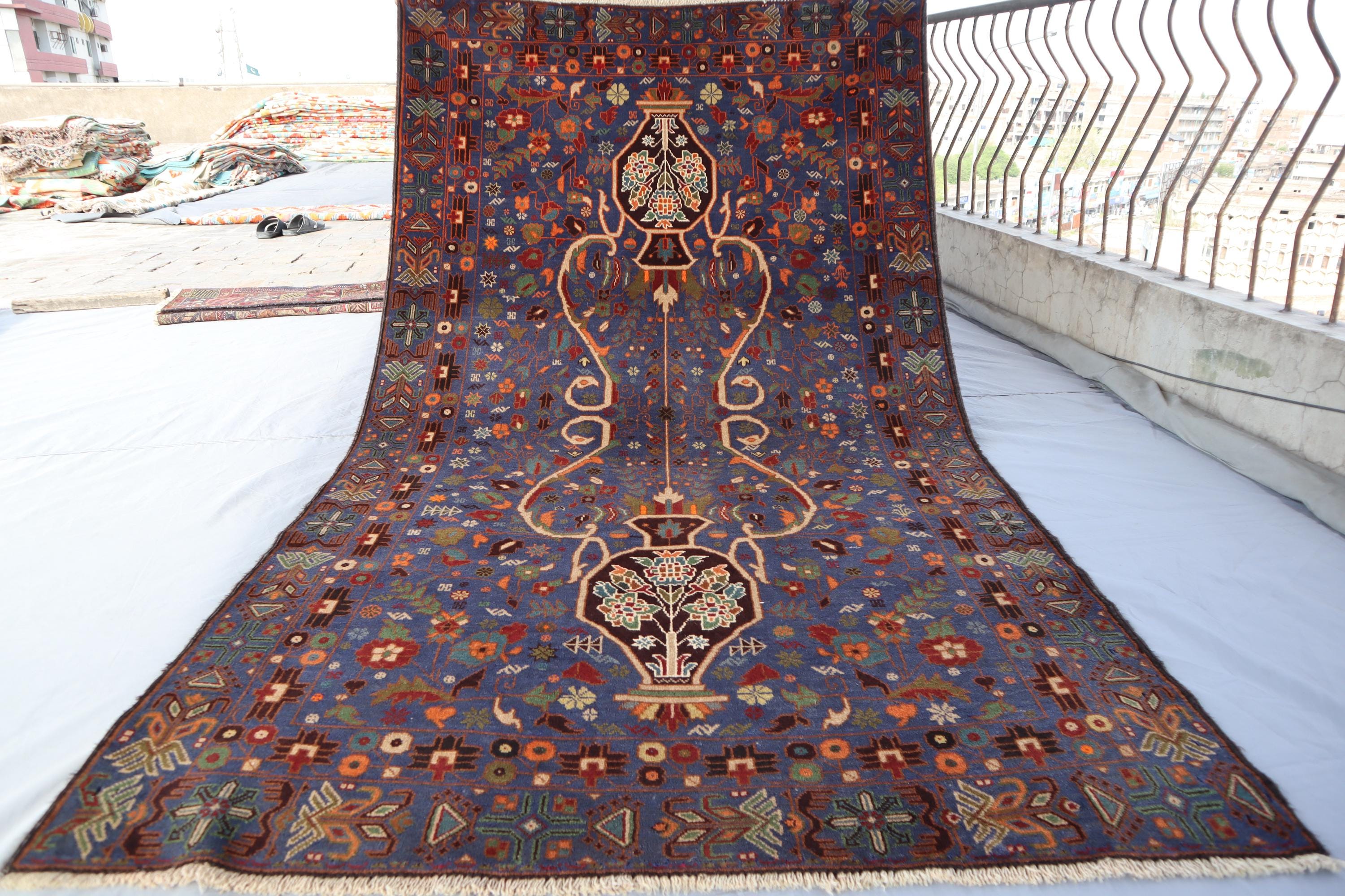 専用セット Collectors Piece 4x7'3 Ft One of a Kind Afghan Vintage Rug