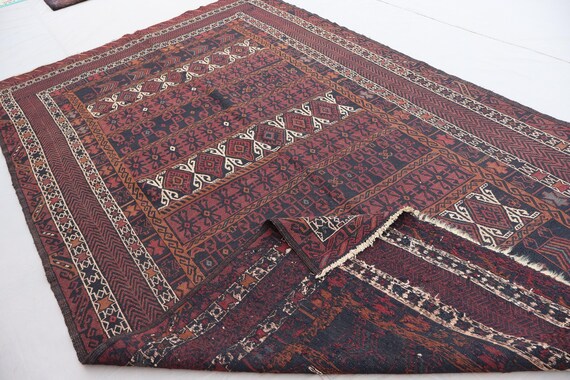 ヴィンテージラグ　トライバル　ラグ　アフガンラグ　トルクメン　ウール ヴィンテージラグ トライバル ラグ アフガンラグ トルクメン