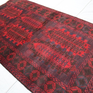 Alfombra étnica baluchi vintage de 4 x 7, alfombra afgana hecha a mano de lana, alfombra tribal waziri turcomana, alfombra geométrica antigua, alfombra para dormitorio, alfombra para cocina