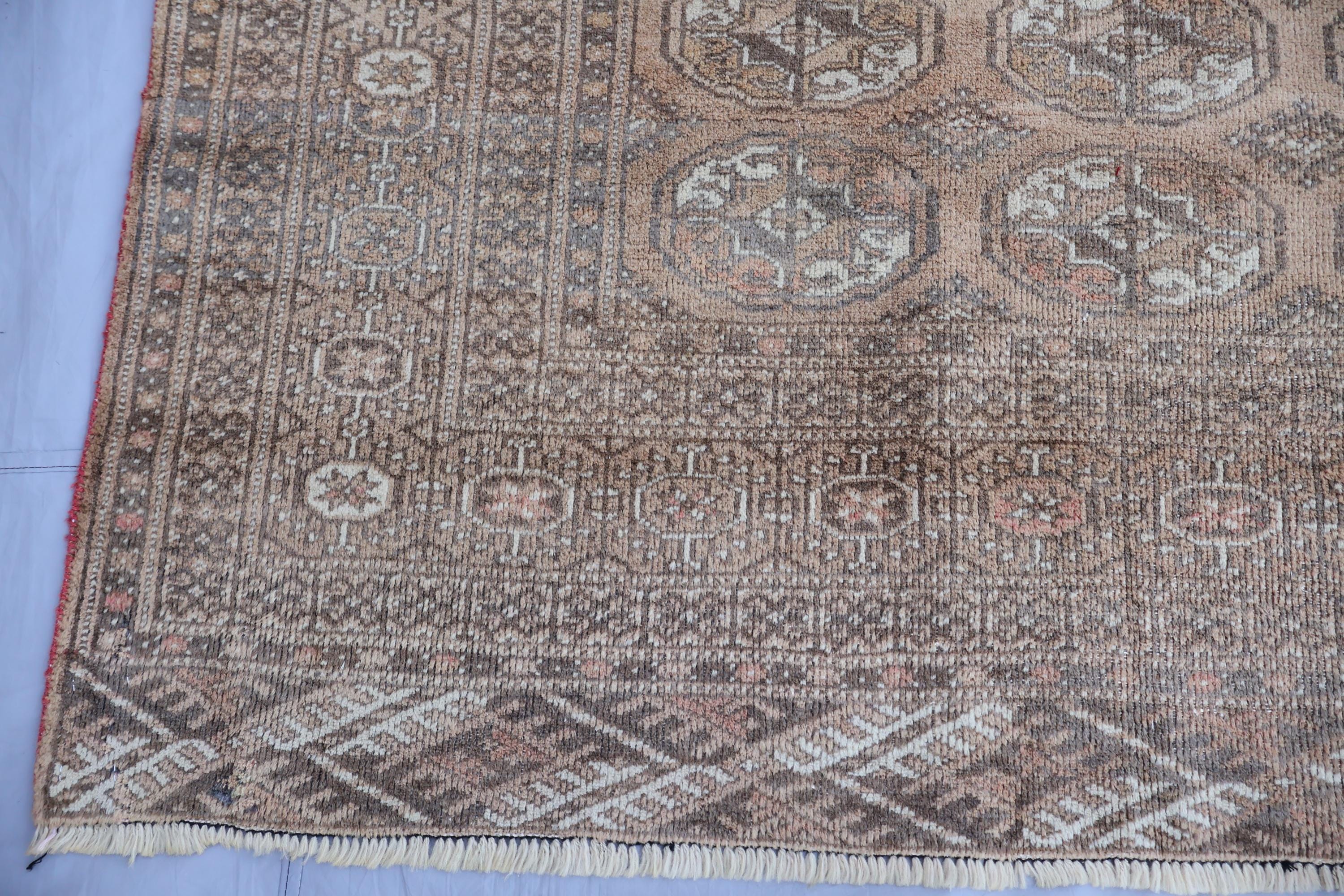 7x12 Rug Vintage Terracotta Rug 7x12 Ft Turkmen Ersari Design Antique Area Rug ...