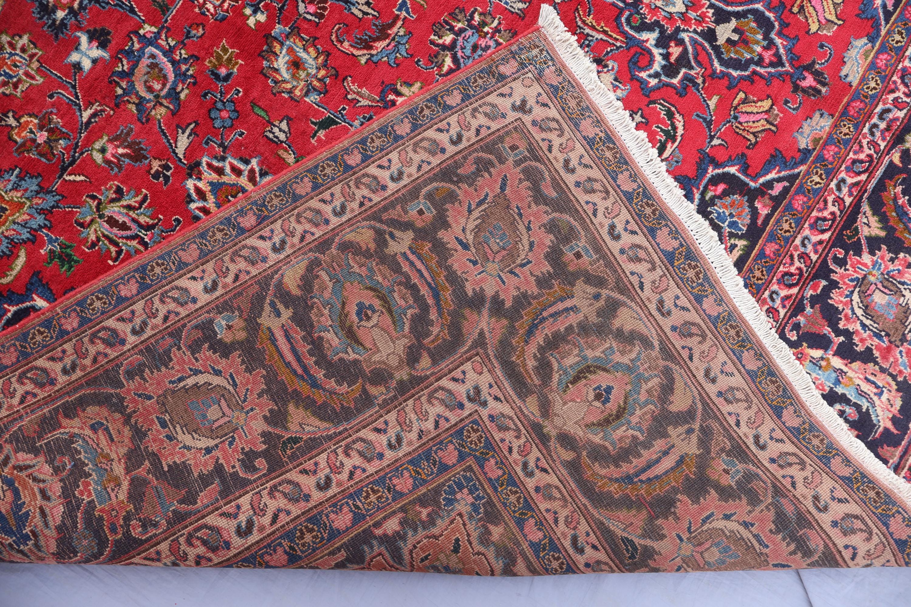 10x11 大型ヴィンテージ トルコ製 Heriz デザイン メダリオン 幾何学