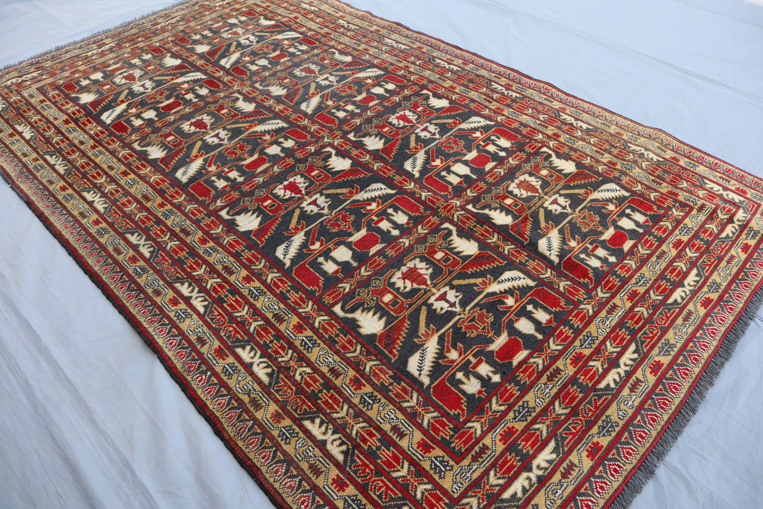 ラグ・カーペット Ali khoja rug Ali khoja carpet - Etsy 日本