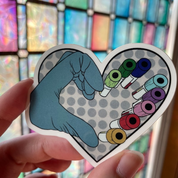 Lab Love Sticker