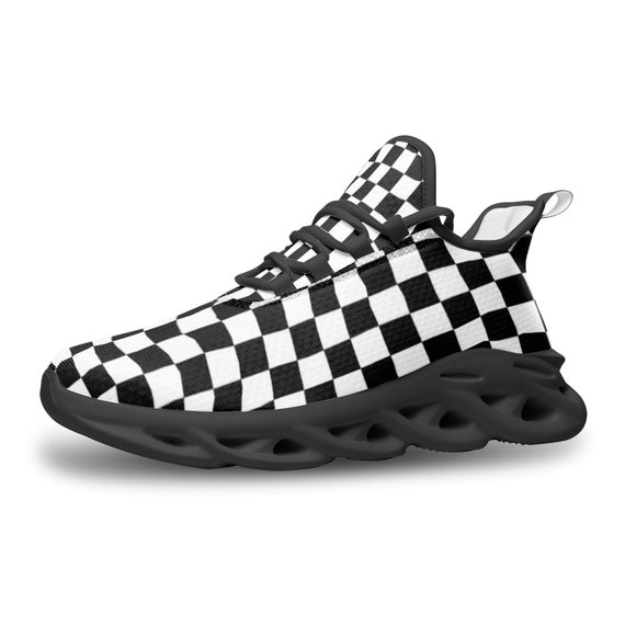 Checkers: Unisex Bounce Mesh Knit Sneakers