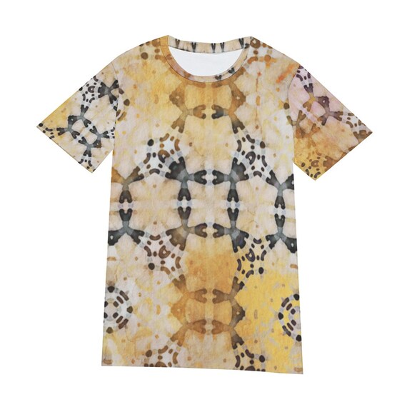 Paris Mosaic: All-Over Print Men's O-Neck T-Shirt | 190GSM Cotton