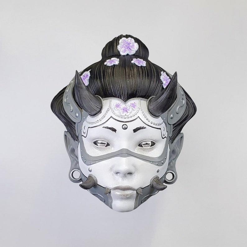 Hannya Namanari Japanese Wall Art Home Decor Art Etsy hannya-namanari-japanese-wall-art-home-decor-art-etsy