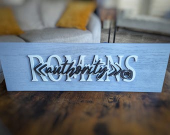 Letrero de madera con versículo bíblico / Decoración cristiana para el hogar, Versículo bíblico personalizado