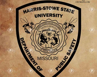Seguridad Pública de la Universidad Estatal Harris-Stowe SVG (Digital)