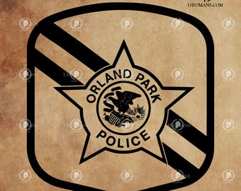 Orland Park PD I Digital, Láser, Silueta, Cricut, Digital, Vector, Archivo de corte, SVG