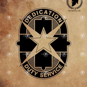 Centro Médico del Ejército Brooke SVG: Archivo vectorial del Ejército de EE. UU. (Descarga digital)