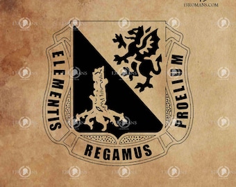 Logotipo del Cuerpo Químico del Ejército de EE. UU. SVG - Archivo vectorial (descarga digital)