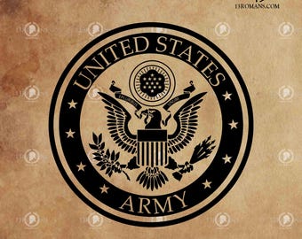 Ejército de los Estados Unidos I Digital, Láser, Silueta, Cricut, Digital, Vector, Archivo de corte, SVG