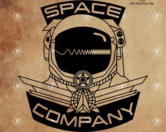 Space Control Company I Digital, Láser, Silueta, Cricut, Digital, Vector, Archivo de corte, SVG