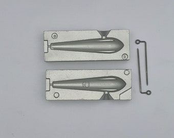 Stampo per piombo da pesca in mare, da spiaggia, Sputnik Torpedo, 2,5/3/4/5/6/7 OZ