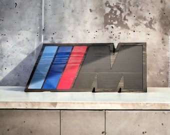 BMW M Sport Wood Engraved Sign