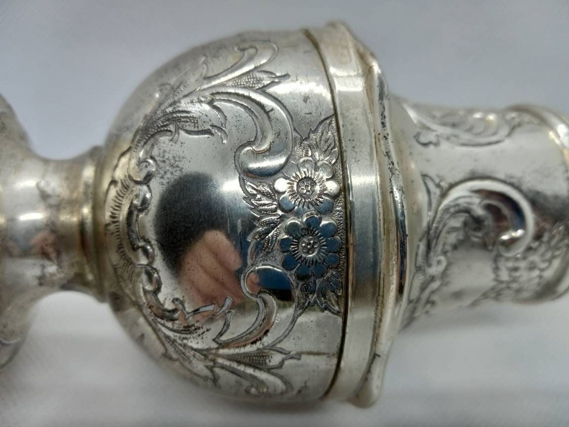Antique Silver Plated Sugar Shaker Caster Etsy