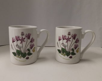 Portmeirion The Botanic Garden Cyclamen Mugs Set of 2