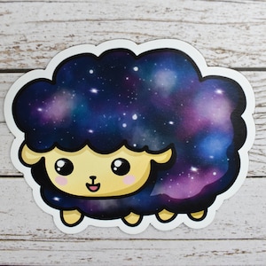 Magnet - Sheep - Galaxy - Fridge magnet