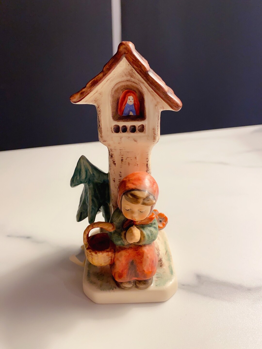 5 Tall Hummel Figurine, WORSHIP, 84/0, Tmk6, W Germany With Original