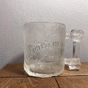 McDonald's Flintstones PRE-DAWN Glass Mug c1993