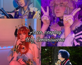 Spring slots open! Azco_cosplay wig commissions DM Before Purchase!!!