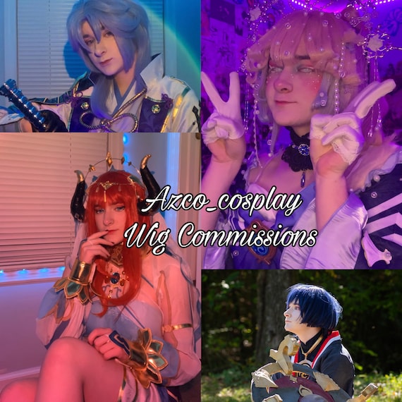 Spring slots open! Azco_cosplay wig commissions DM Before Purchase!!!