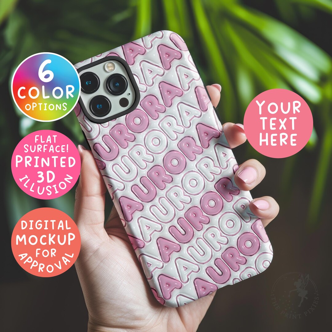 Custom Name Iphone16 Pro Max Gift, Aesthetic Iphones 15 Pink, Cute I ...