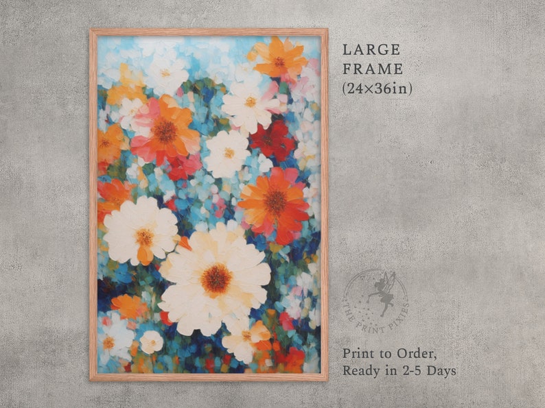 Large Vintage Framed Art Large Rustic Frames Wall Decor in Etsy