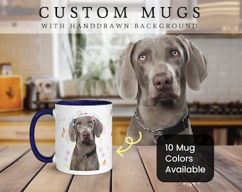 Pet Loss Coffee Mug, Loss Of A Pet Sympathy Gift, Pet Sympathy Gifts For Corgi Dogs | MG10017, 11oz Custom Mug Color Inside