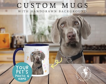 Tasse à café Perte d'un animal de compagnie, Cadeau perte d'un animal de compagnie, Cadeaux de sympathie d'animal de compagnie pour chien corgi | MG10017, Mug personnalisé de 11 oz, couleur à l'intérieur