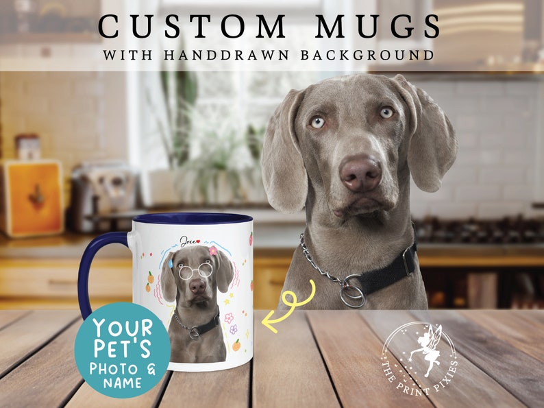 Tasse à café Perte d'un animal de compagnie, Cadeau perte d'un animal de compagnie, Cadeaux de sympathie d'animal de compagnie pour chien corgi MG10017, Mug personnalisé de 11 oz, couleur à l'intérieur image 1