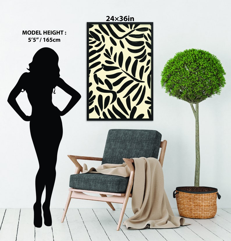 Black Framed Art and Abstract Oversized Framed Art Wall Art Etsy