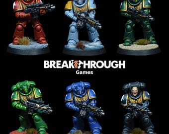 Single Space Marine Miniature – Intercessor Primaris Warhammer 40k Miniature Commission
